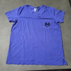 Pink Victoria's Secret Large Tshirt Blue Black